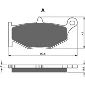 Brzdové obloženie GOLDFREN 241 AD  STREET