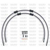 RACE -predok-sada Venhill POWERHOSEPLUS YAM-7013FB (2 hadice v sade) Priehľadné hadice, čierne koncovky