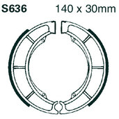 Brzdové čeľuste -sada EBC S636G drážkovaný