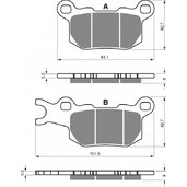 Brzdové obloženie GOLDFREN 375 AD