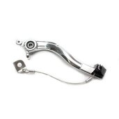 Brzdový pedál MOTION STUFF 83P-0881002 strieborné telo, čierna oceľová pevná koncovka Oceľový pevný hrot