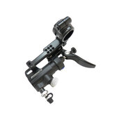 Thumb brake master cylinder ACCOSSATO piston diam. 13.5 mm with short lever and bracket included