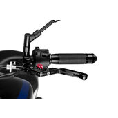 Páčka spojky bez adaptéra PUIG 3.0 24NNR výsuvné skladacie čierna/červená