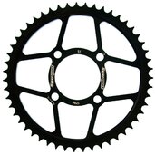 Reťazová rozeta SUPERSPROX RFE-1796:51-BLK čierna 51T, 428