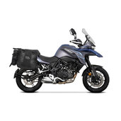 Set of SHAD TERRA TR40 adventure saddlebags, including mounting kit SHAD QJMOTOR SRT550