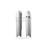 kryty  prednej vidlice POLISPORT (pár) biela