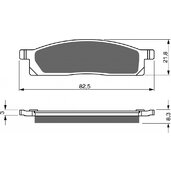 Brzdové obloženie GOLDFREN 034 S33 OFF-ROAD FRONT