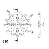 Reťazové koliečko SUPERSPROX CST-1352:13 13T, 520