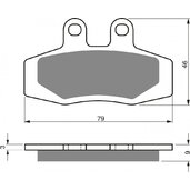 Brzdové obloženie GOLDFREN 026 K1
