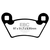 Brzdové obloženie EBC FA354R