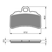 Brzdové obloženie GOLDFREN 388 K5