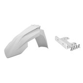 Predný blatník POLISPORT s nástavcom biela