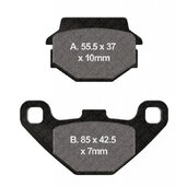 Brzdové obloženie EBC FA067TT