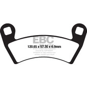 Brzdové obloženie EBC FA656TT