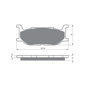 Brzdové obloženie GOLDFREN 048 S3