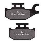 Brzdové obloženie EBC SFA307