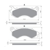 Brzdové obloženie GOLDFREN 299 AD  STREET