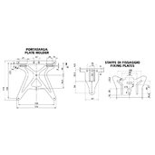 Držiak ŠPZ univerzál - nastaviteľný