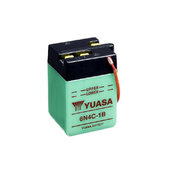 Conventional 6V battery NO ACID YUASA 6N4C-1B