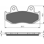 Brzdové obloženie GOLDFREN 102 AD  STREET