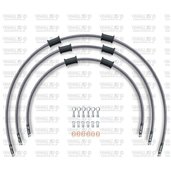 ŠTANDART -predok -sada Venhill POWERHOSEPLUS HON-7017F (3 hadice v sade) Priehľadné hadice, chrómové koncovky