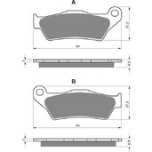 Brzdové obloženie GOLDFREN 349 S33 STREET FRONT