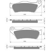 Brzdové obloženie GOLDFREN 292 S3