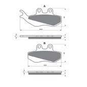 Brzdové obloženie GOLDFREN 122 K5