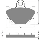 Brzdové obloženie GOLDFREN 113 S3