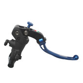Radial brake master cylinder ACCOSSATO 19 x 19 with folding lever,blue