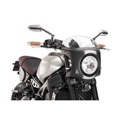 Plexi na motorku PUIG SEMI-FAIRING 9554W matná čierna priehľadné