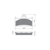 Brzdové obloženie GOLDFREN 281 S3