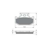 Brzdové obloženie GOLDFREN 001 K5