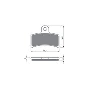 Brzdové obloženie GOLDFREN 143 K5