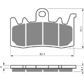 Brzdové obloženie GOLDFREN 328 S3