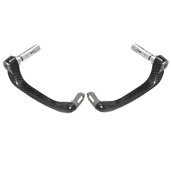 Lever guard ACCOSSATO with silver eyelet and insert right + left , carbon