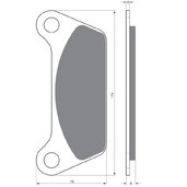 Brzdové obloženie GOLDFREN 061 S3