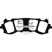 Brzdové obloženie EBC FA717HH