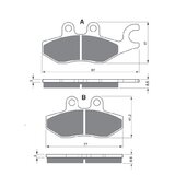 Brzdové obloženie GOLDFREN 266 AD