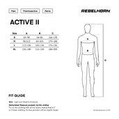 Rebelhorn - termo active ii pánske nohavice / čierne - Active2man4