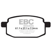 Brzdové obloženie EBC SFA169HH