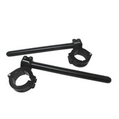 Adjustable clip-ons ACCOSSATO inclination from 6Â° to 10Â° with inner ring, black