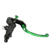 Radial brake master cylinder ACCOSSATO 19 x 17-18-19 with folding lever,green