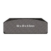 Brzdové obloženie EBC GPFAX611HH