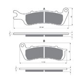 Brzdové obloženie GOLDFREN 401 S3