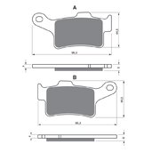 Brzdové obloženie GOLDFREN 335 AD  STREET
