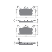 Brzdové obloženie GOLDFREN 385 S3