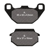 Brzdové obloženie EBC SFAC305