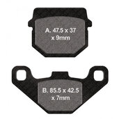 Brzdové obloženie EBC SFA083/2HH