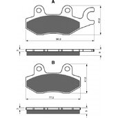 Brzdové obloženie GOLDFREN 332 S33 STREET FRONT